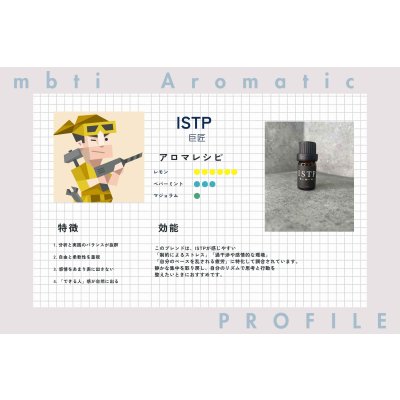 画像2: 【ISTP-巨匠】  MBTI Aroma  5ml ブレンドアロマオイル