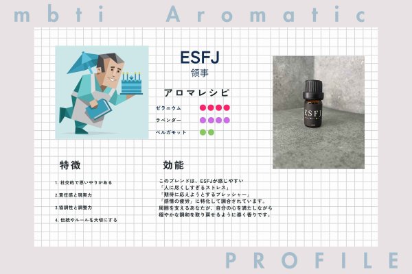 画像2: 【ESFJ-領事】  MBTI Aroma  5ml ブレンドアロマオイル (2)